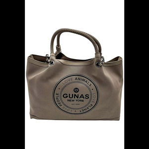 Gunas New York Canvas Double Handle Tote w/ Pouch Ruth Stone